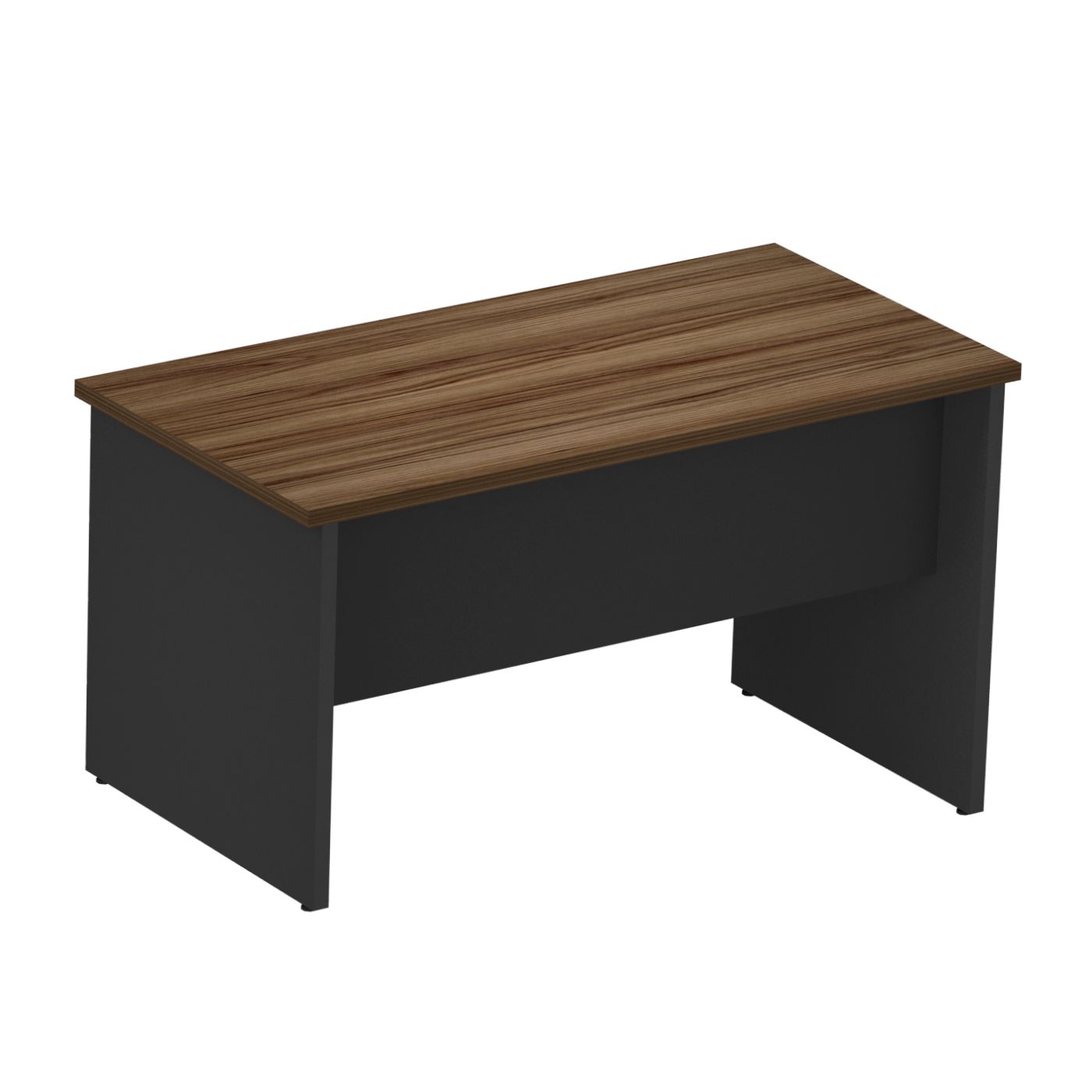 MESA RETA PÉ PAINEL NOGAL/PRETO M25 800X755x600 331010125008