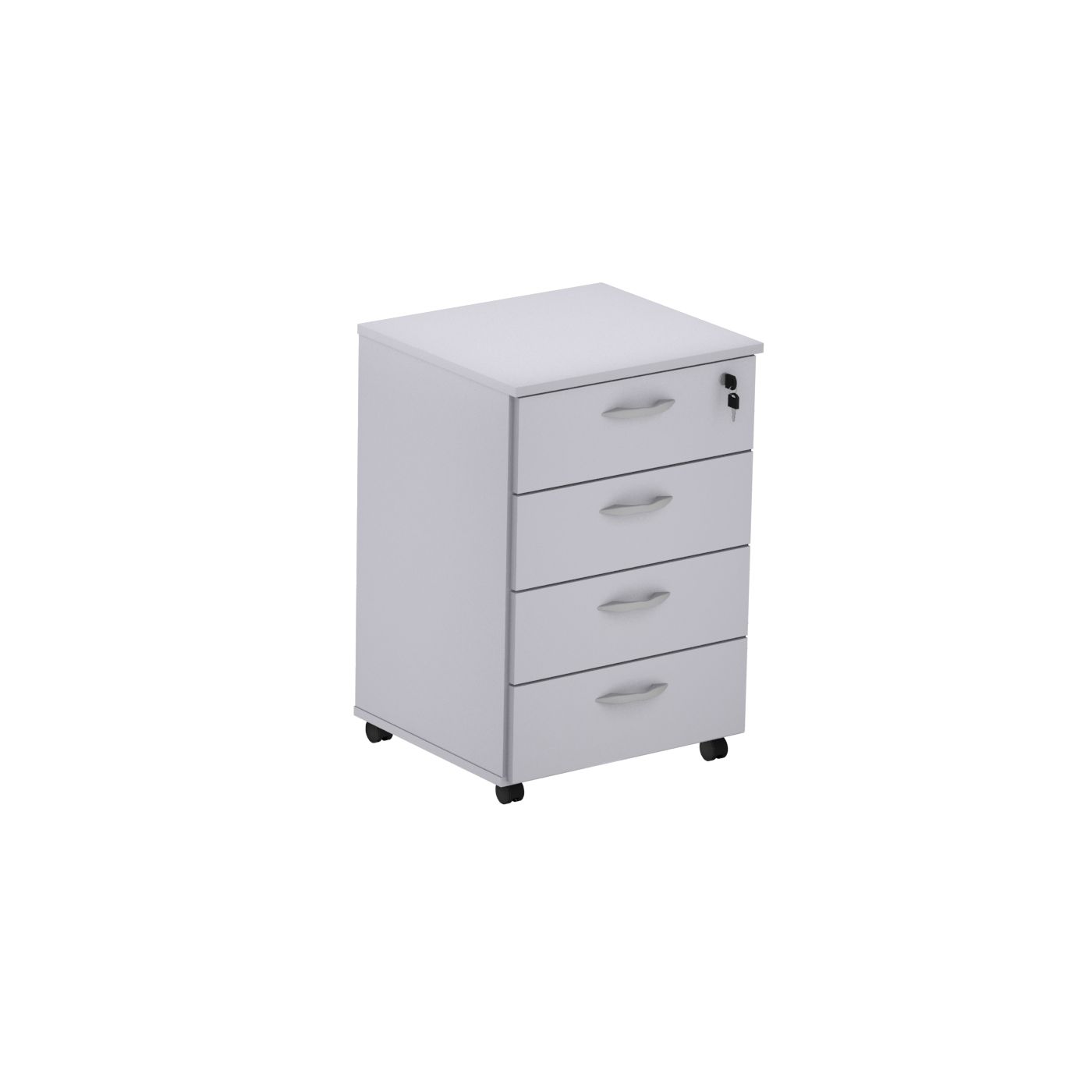 GAVETEIRO VOLANTE 4 GAVETAS CINZA M15 467X688X420 335020215001