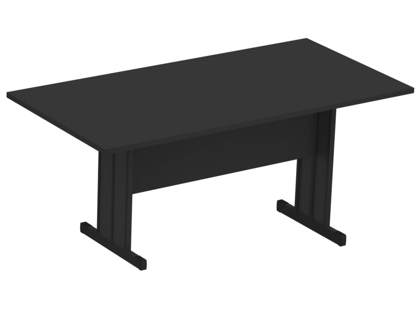 MESA DE REUNIÃO RETA PÉ METÁLICO M25 2000X755X1000 333010125