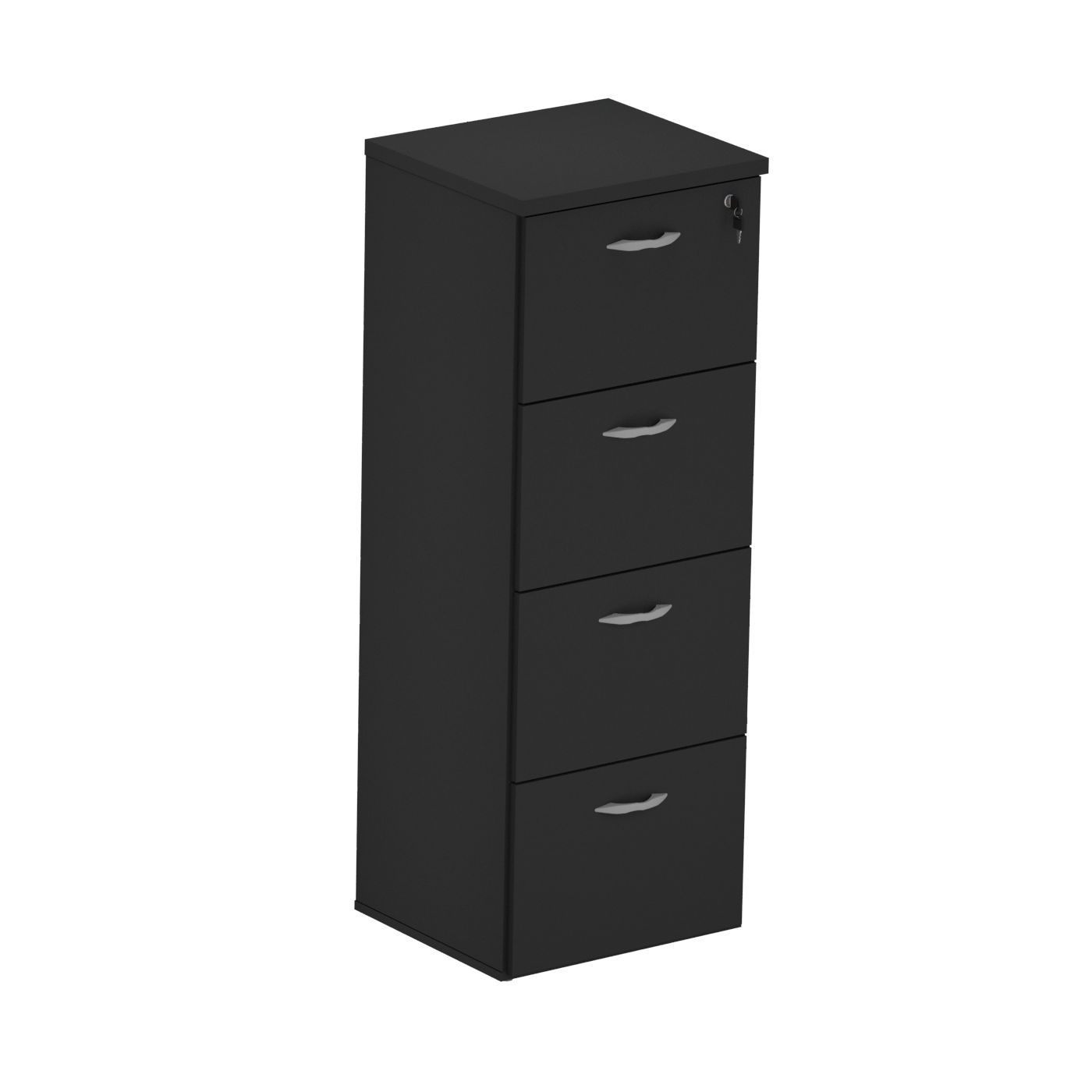 ARQUIVO PARA PASTA SUSPENSA 4 GAVETAS PRETO M15 467X1265X420 335030015004