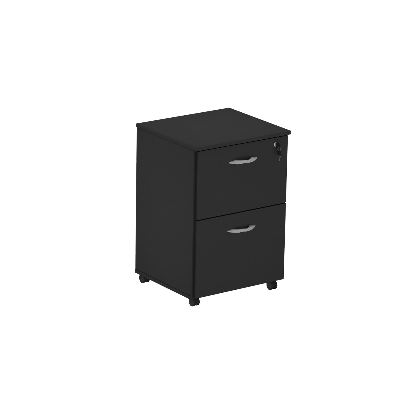 GAVETEIRO VOLANTE PRETO 2 PASTAS SUPENSAS M15 467X688X420 335020015004